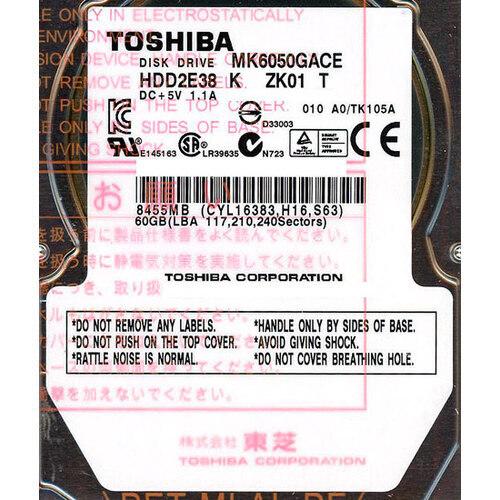 TOSHIBA（東芝） 爆買 ノート用HDD 2.5inch MK6050GACE 60GB