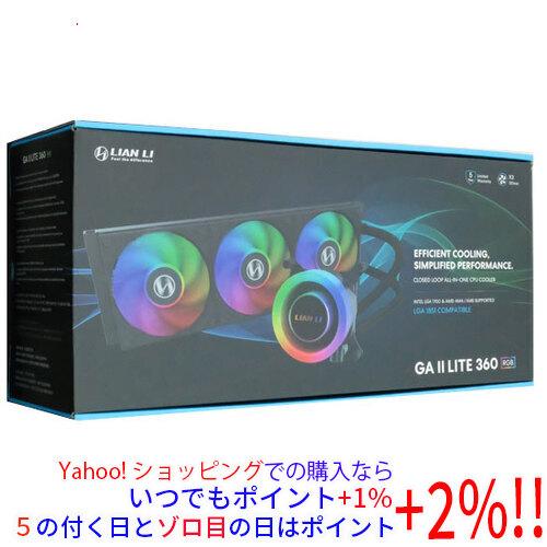 新品 LIAN LI 簡易水冷 CPUクーラー GA2 LITE 360 RGB ニュース・フラッシュ】Lian Li、LED内蔵の連結型ファン搭載240mm