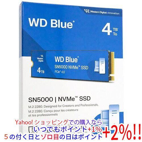 Western Digital製 WD Blue SN5000 NVMe WDS400T4B0E-EC 4TB