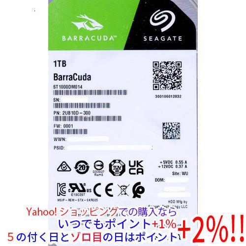 Seagate（シーゲイト） SEAGATE製HDD ST1000DM014 1TB SATA600 7200