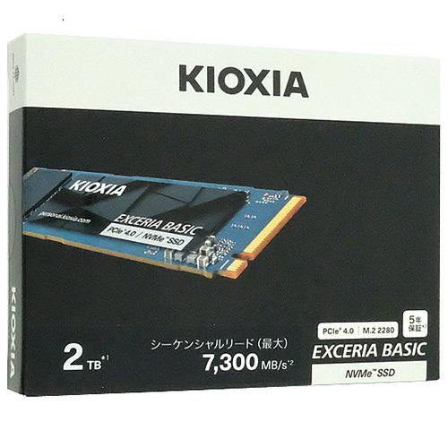 【新品未開封】SSD-CK2.0N4B/J 2TB EXCERIA BASIC 爆買キオクシア SSD-CK2.0N4B/J 2TB ブラック