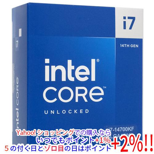 Intel Core i7 14700KF LGA1700 納品書あり インテル（intel） 【新品(開封のみ・箱きず・やぶれ)】 Core i7