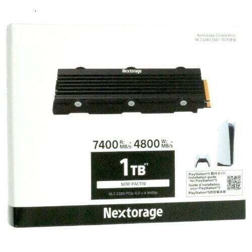 爆買Nextorage PS5対応 M.2 NVMe SSD NEM-PAC1TB/N SYM 1TB