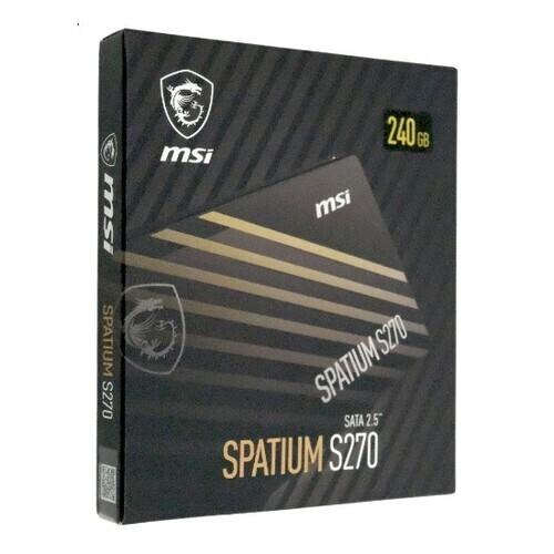 爆買MSI SPATIUM S270 SATA 2.5 240GB S78-440N070-P83 | MSI