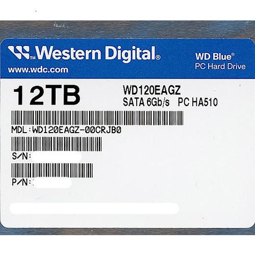 爆買Western Digital HDD WD120EAGZ 12TB SATA600 7200 : エクセラー