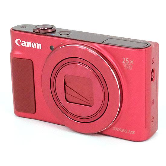 PowerShot 【中古】Canon製 SX620 HS レッド 2020万画素 元箱あり