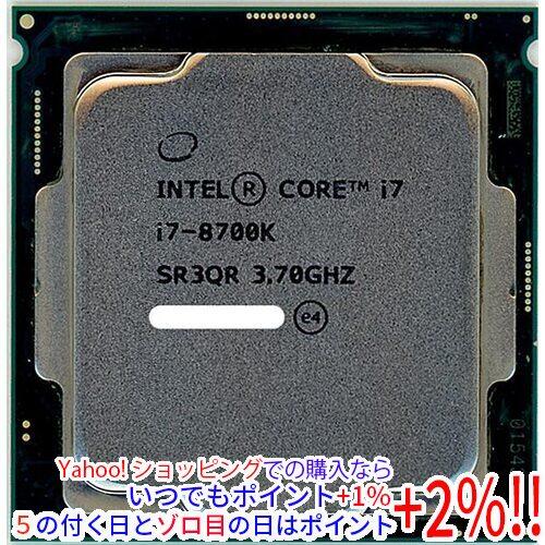 m*o様 INTEL CORE i7-8700K SR3QR インテル（intel） 【中古】Core i7 8700K 3.7GHz LGA1151 95W SR3QR