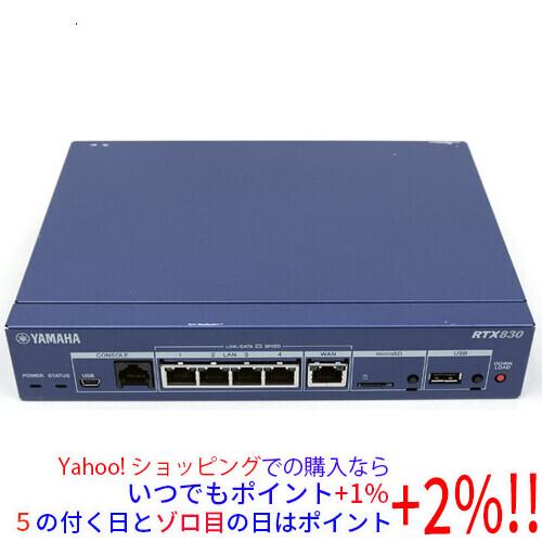YAMAHA（ヤマハ） 【中古】YAMAHA製 ギガアクセスVPNルーター RTX830