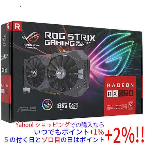 ROG 【中古】ASUS製グラボ ROG-STRIX-RX570-8G-GAMING PCIExp 8GB 元箱
