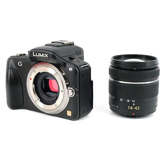 LUMIX 【中古】Panasonic DMC-G3K-K レンズキット [管理:1050021427 