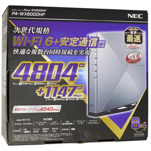 [中古]NEC Aterm PA-WX6000HP Aterm 【中古】NEC製 無線LANルーター PA-WX6000HP 元箱あり