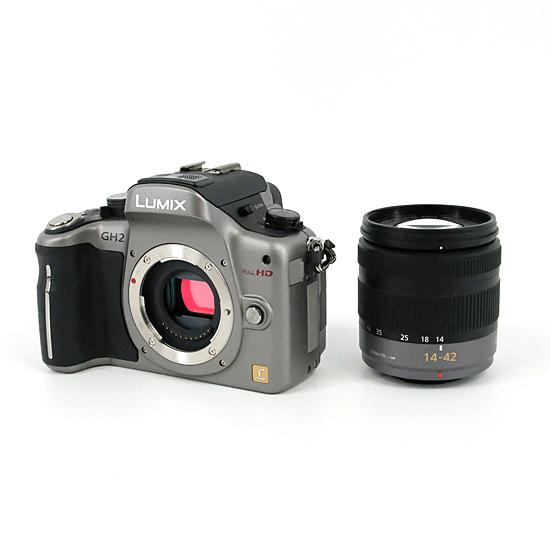 LUMIX 【中古】Panasonic DMC-GH2K-S レンズキット シルバー レンズ 