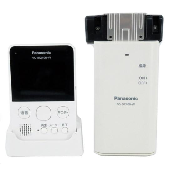中古】Panasonic製 モニター付きドアカメラキット VS-HC400-W ホワイト 