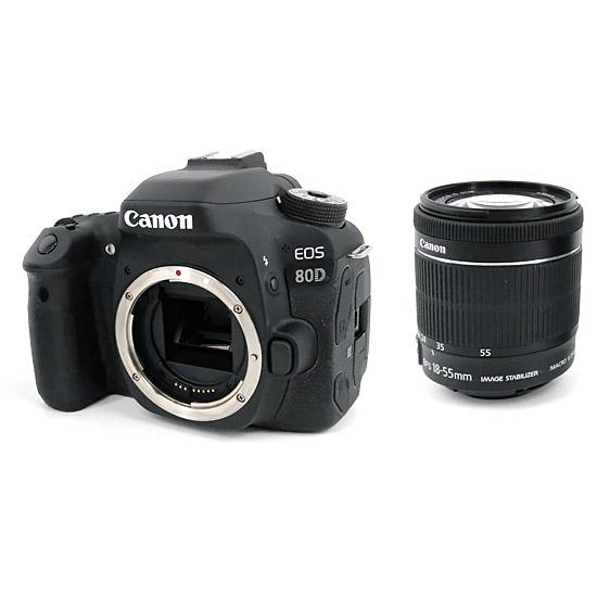 中古】Canon製 デジタル一眼レフカメラ EOS 80D EF-S18-55 IS STM 