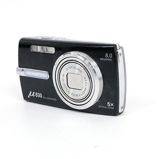 オリンパス 【中古】OLYMPUS デジカメ μ830 ブラック/800万画素