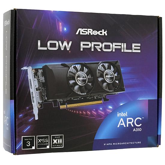 中古】ASRock グラフィックカード Intel Arc A310 Low Profile 4GB 