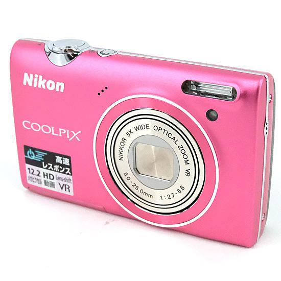COOLPIX S 【中古】Nikon製 デジカメ S5100 ピンク/1200万画素 COOLPIX S 【中古】Nikon製 デジカメ S5100 ピンク/1200万画素