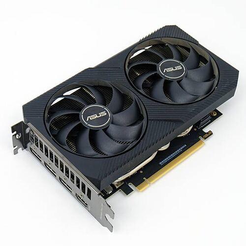 中古】ASUS製グラボ DUAL-RTX3060TI-8G-MINI-V2 PCIExp 8GB 