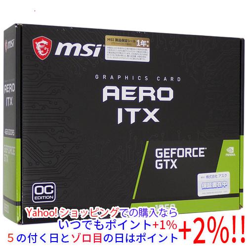 MSI 【中古】MSI製グラボ GTX 1650 AERO ITX 4G OC PCIExp 4GB