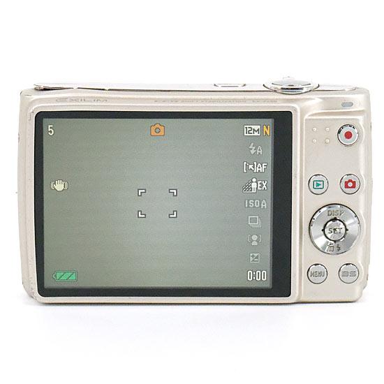 中古】CASIO製 EXILIM ZOOM EX-Z450 ゴールド 1210万画素 本体・液晶