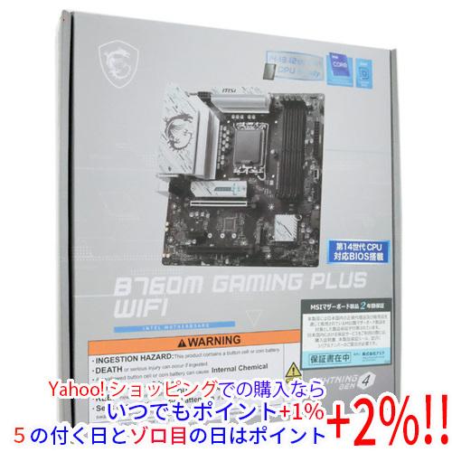 MSI製 MicroATXマザーボード B760M GAMING PLUS WIFI SocketAM5 未使用