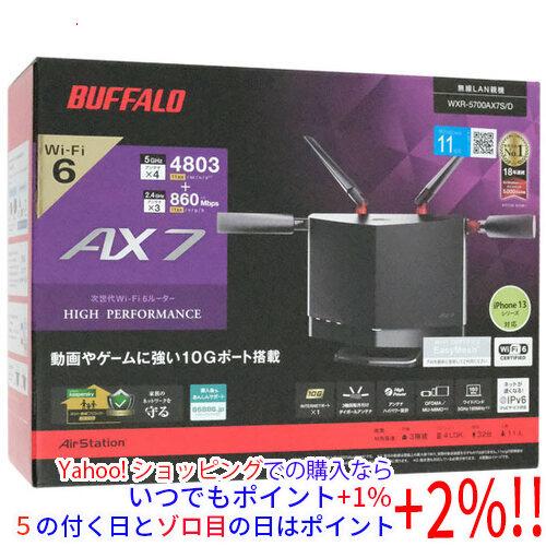 中古】BUFFALO バッファロー 無線LANルータ AirStation WXR-5700AX7S/D