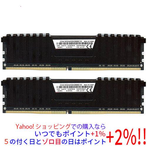 CORSAIR（コルセア） 【中古】Corsair CMK16GX4M2A2666C16 DDR4 PC4