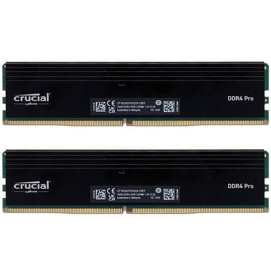 中古】crucial CP2K16G4DFRA32A DDR4 PC4-25600 16GB 2枚組 元箱あり