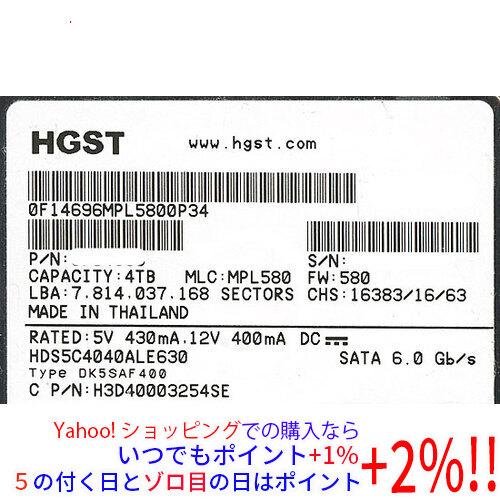 HGST 【中古】HITACHI HDD HDS5C4040ALE630 4TB SATA600 2000〜3000