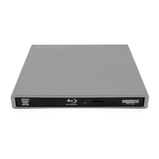 ロジテック ACアダプター + LBD-PWB6U3CMGY 【開封済み未使用】ロジテック 【中古】Logitec LBD ポータブルBlu-rayドライブ 外付けハードディスク・ドライブ