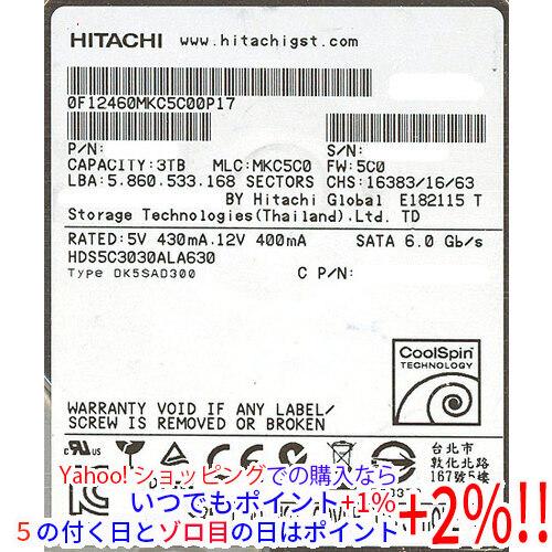 HGST 【中古】HGST製HDD HDS5C3030ALA630 3TB SATA600 9000〜10000時間