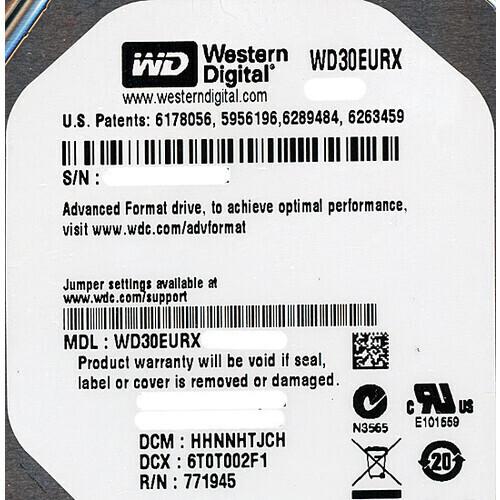 Western Digital（ウエスタンデジタル） 【中古】Western Digital製HDD