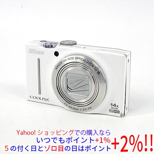 【美品／動作品】Nikon COOLPIX S8200 デジカメ COOLPIX S 【中古】Nikon デジカメ S8200 ホワイト/1610万画素 本体