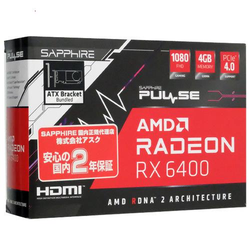 SAPPHIRE 【中古】SAPPHIRE SAPPHIRE PULSE Radeon RX 6400 GAMING 4GB