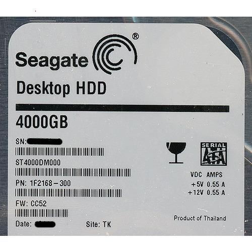 Seagate（シーゲイト） 爆買【中古】SEAGATE HDD ST4000DM000 4TB