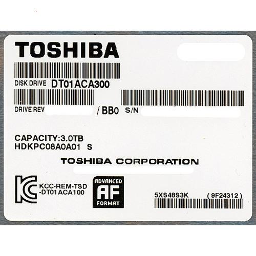 TOSHIBA（東芝） 爆買【中古】TOSHIBA HDD DT01ACA300 3TB SATA600