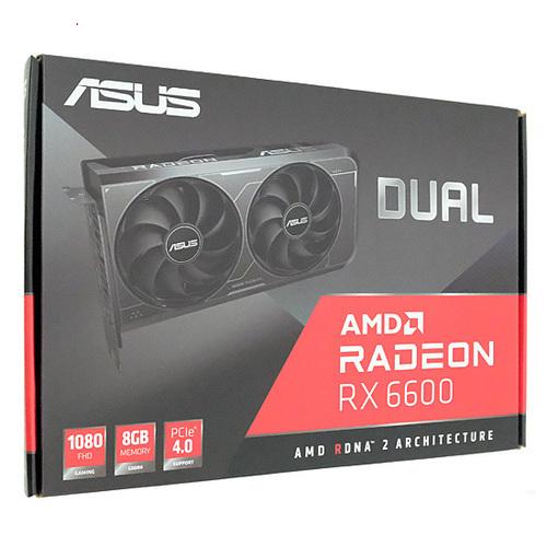 ASUS（エイスース） 爆買【中古】ASUSグラボ DUAL-RX6600-8G-V3 PCIExp
