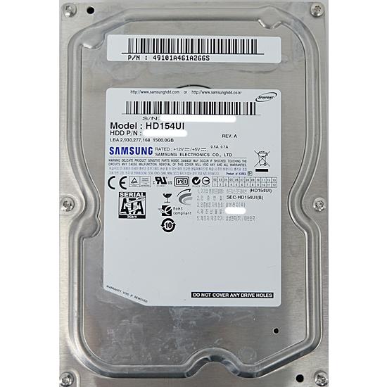 【中古】「非常に良い」Samsung 3.5インチHDD(SerialATA)/容量:1.5TB/回転数:5400rpm/キャッシュ:32MB HD154UI SAMSUNG（サムスン） 爆買【中古】Samsung HDD HD154UI 1.5TB SATA300