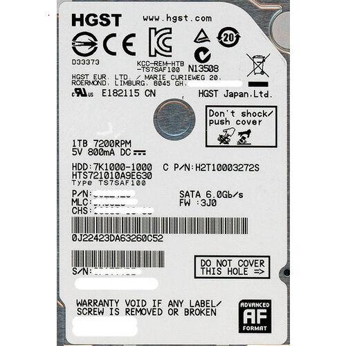 HGST 爆買【中古】HGST HDD 2.5inch HTS721010A9E630 1TB 9.5mm 4000