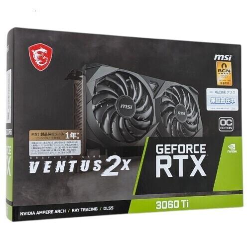 爆買【中古】MSI グラボ GeForce RTX 3060 Ti VENTUS 2X OCV1 PCIExp