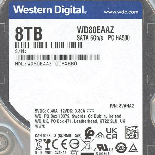 ジャンク品 Western Digital 8TB WD80EAAZ Western Digital（ウエスタンデジタル） 爆買【中古】Western Digital