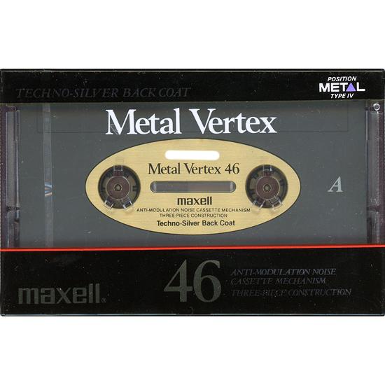 maxell Metal Vertex Metalカセットテープ（46分）
