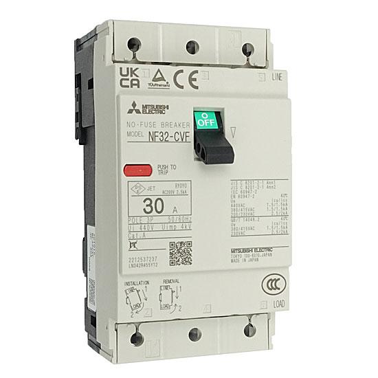 三菱電機 ノーヒューズ遮断器 NF32-CVF 3P 30A [管理:1100042826 三菱電機 ノーヒューズ遮断器 NF32-CVF 3P 30A [管理:1100042826