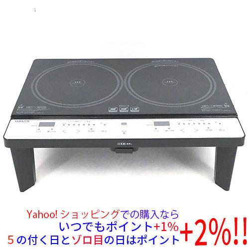 NO.994 【2022年製】YAMAZEN IH調理器 KES-WL1456E(H) 商品情報_2口IHクッキングヒーター（脚付き） | 山善の商品情報サイト