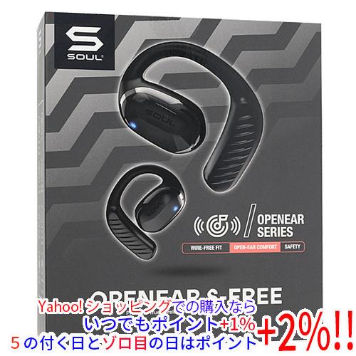 SOUL（ソウル） 完全ワイヤレスイヤホン OPENEAR S-FREE SO79BK Black