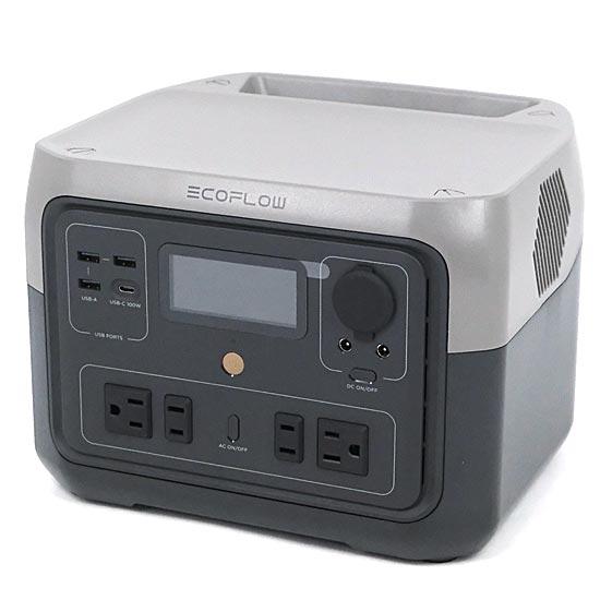 新品(開封のみ)】 EcoFlow ポータブル電源 RIVER 2 Max 512Wh ZMR610-B 