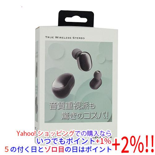 GREEN HOUSE（グリーンハウス） 完全ワイヤレスイヤホン GH-TWSUA-BK