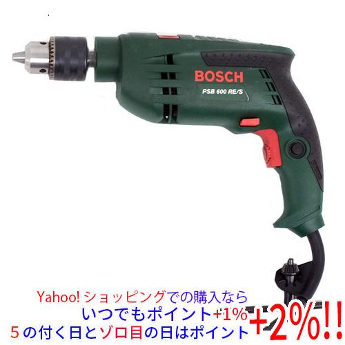 【良品】BOSCH PSB 600 RE/S 電動ハンマードリル ドリルビット付 BOSCH（ボッシュ） 【新品訳あり】 振動ドリル PSB600RE/S カバーなし