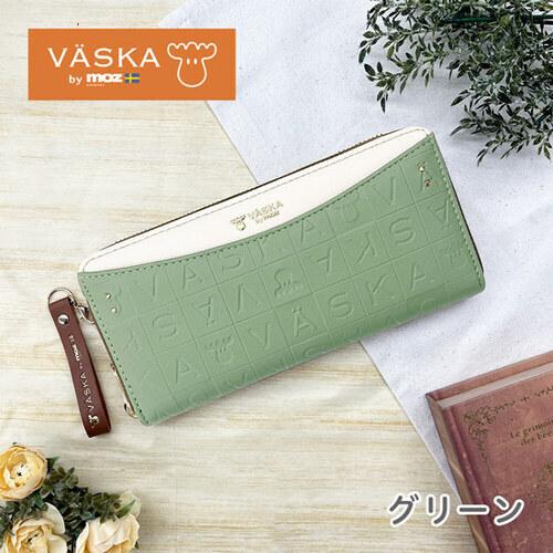 新品(開封のみ)】 VASKA by moz ニコル ラウンドファスナー長財布 VS 