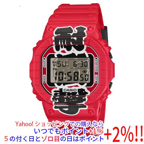 CASIO G-SHOCK GW-300CFJ-4JF 電波ソーラー赤迷彩美品 G-SHOCK CASIO 腕時計 赤提灯デザインモチーフ DW-5600AKA-4JR